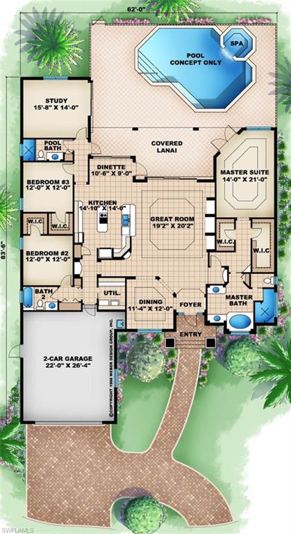 10919 Parnu Street Naples, FL 34109 - Photo 35 of 35 swimming pool view with a outdoor seating