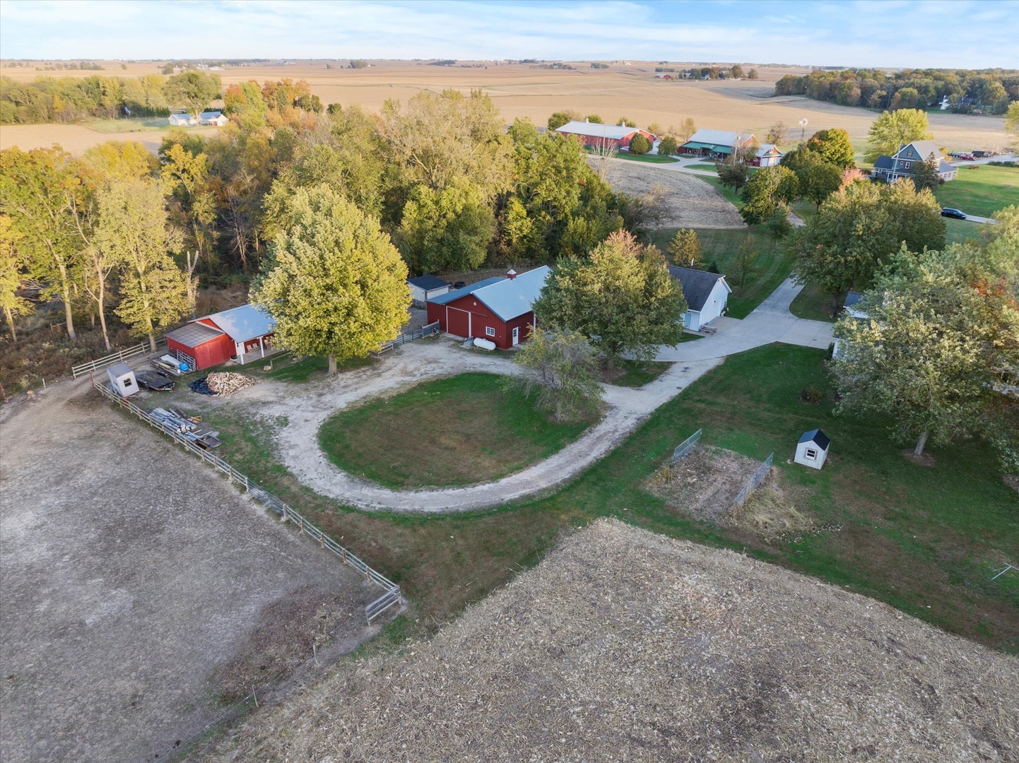 15344 Norrish Road Morrison, IL 61270 - Photo 49 of 50 an aerial view of a house with outdoor space