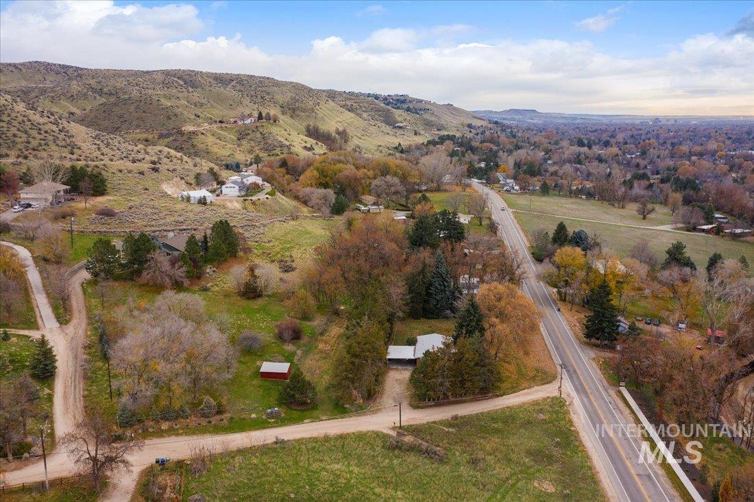 Tbd Eugene Street Boise, ID 83703 - Photo 4 of 10 Aerial view of property's location with a mountainous background