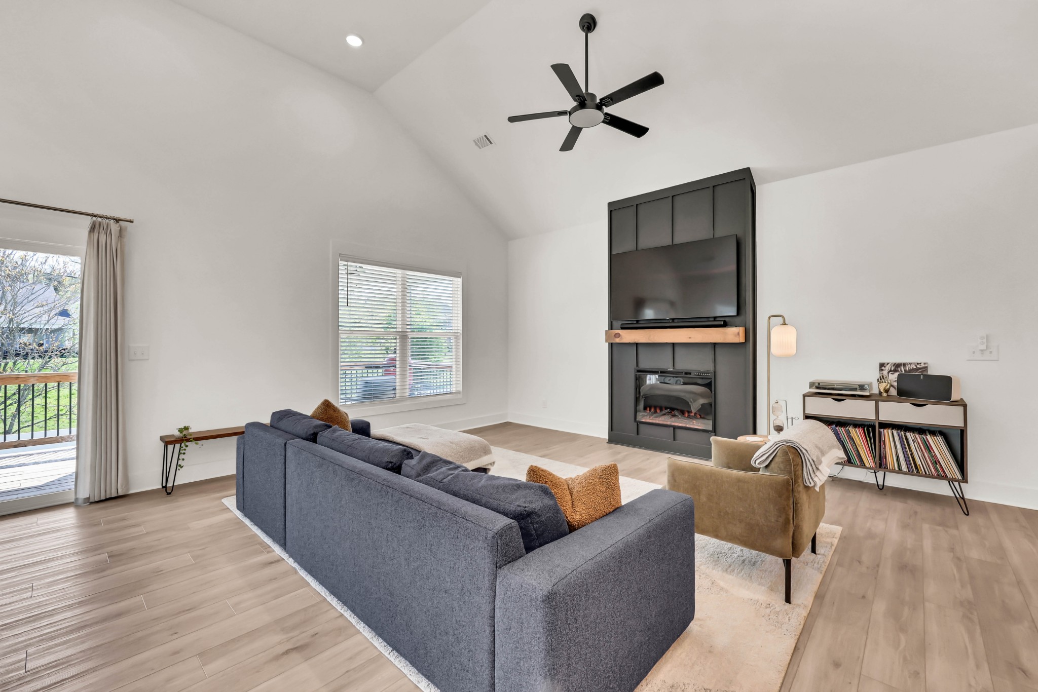 623 Centre Street Pleasant View, TN 37146 - Photo 8 of 53 a living room with fireplace furniture and a flat screen tv