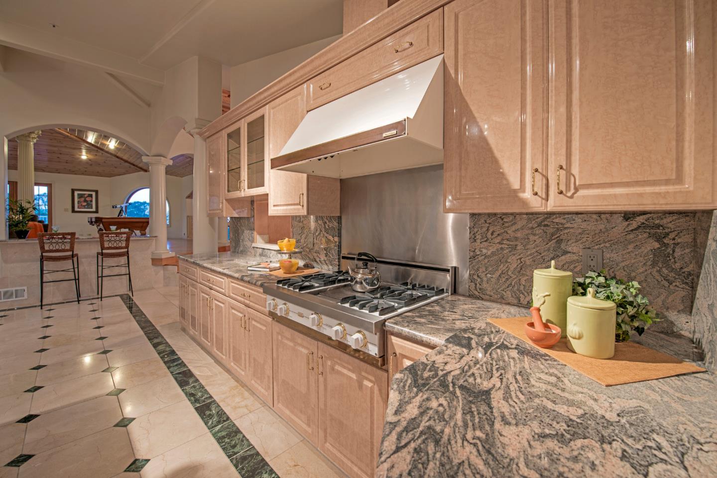 185 Dans Drive La Selva Beach, CA 95076 - Photo 14 of 21 a kitchen with stainless steel appliances granite countertop a sink stove and cabinets