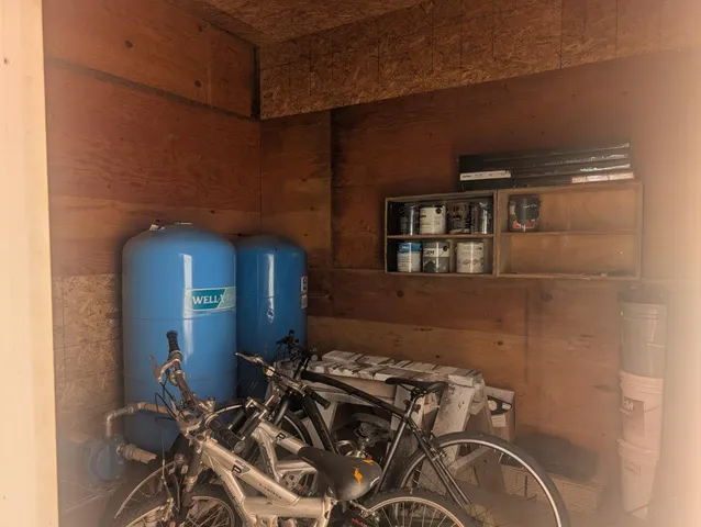 a room with musical instruments