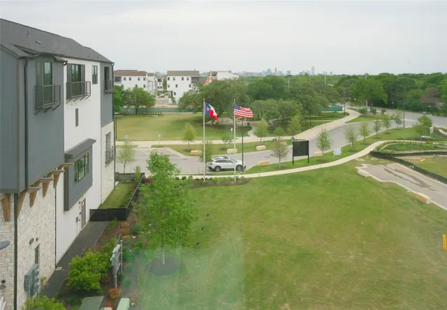 a view of a balcony with lake view and mountain view