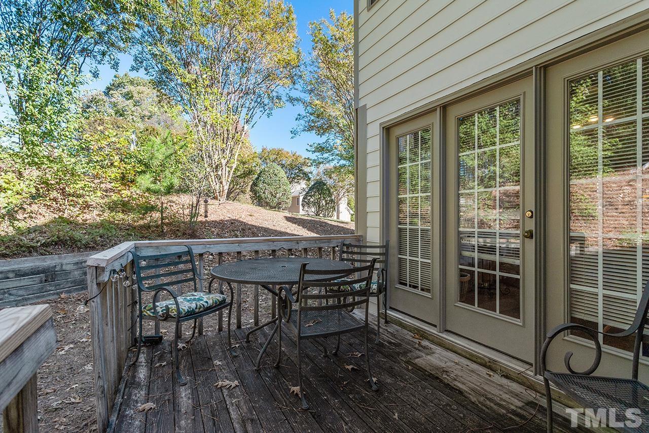 4200 Settlement Drive Durham, NC 27713 - Photo 7 of 32 a view of a dinning table and chairs in the balcony