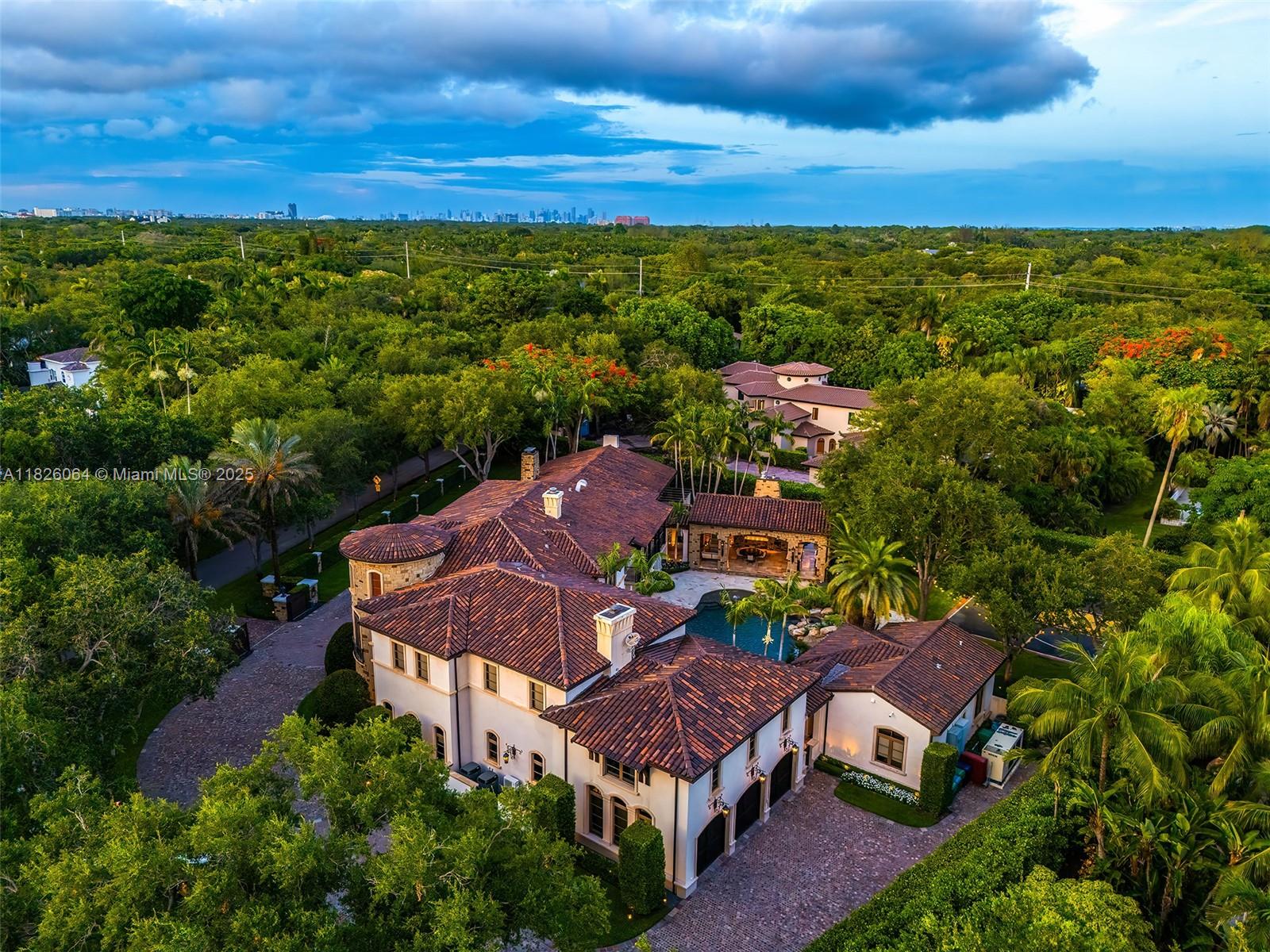 10101 Southwest 60th Court Pinecrest, FL 33156 - Photo 17 of 98 a view of a city with ocean view