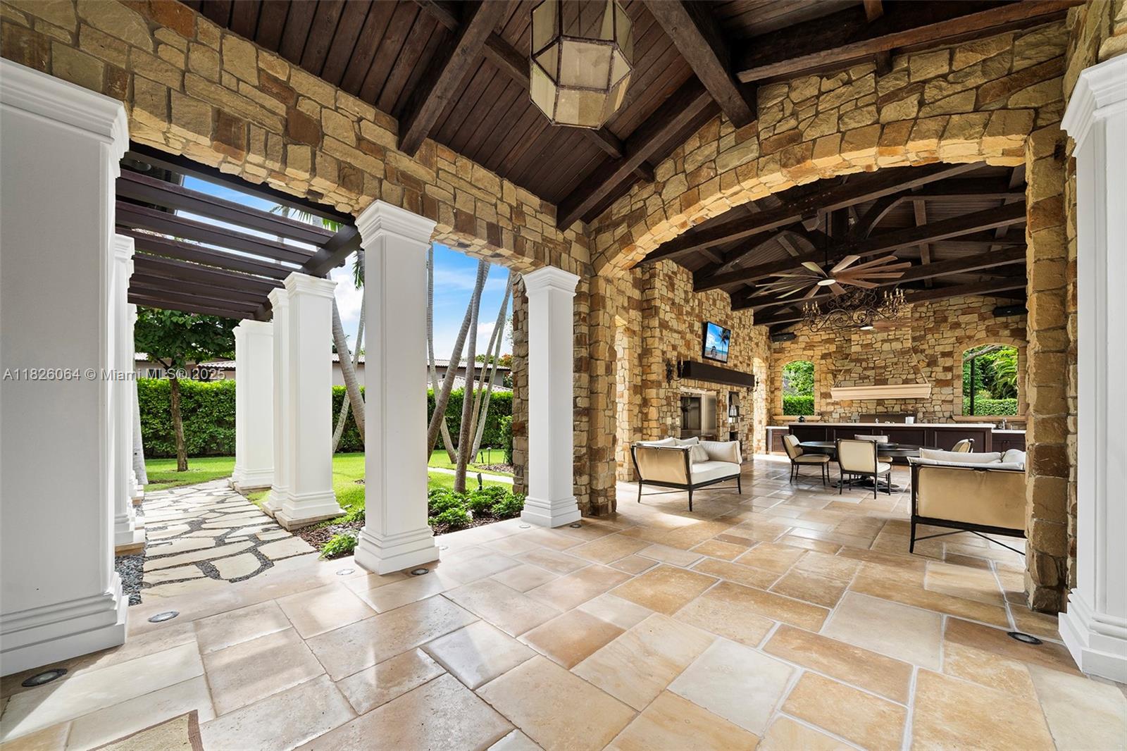 10101 Southwest 60th Court Pinecrest, FL 33156 - Photo 71 of 98 a view of outdoor space with seating area