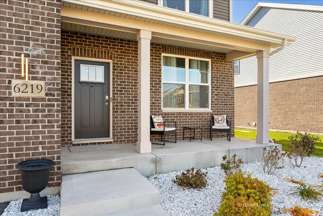 a view of a house with a patio
