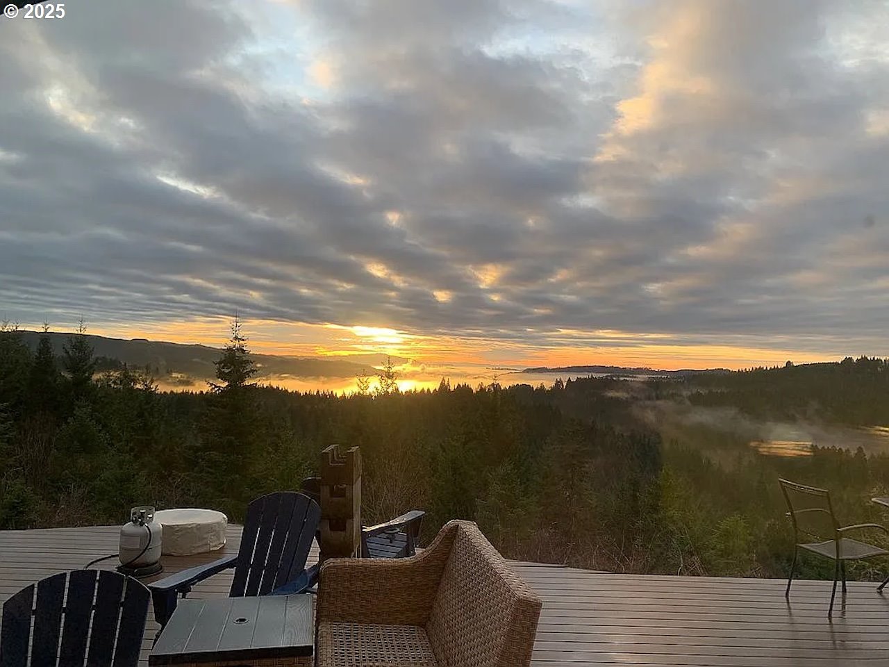 55778 Southwest Scoggins Valley Road Gaston, OR 97119 - Photo 19 of 42 a view of a terrace with couches and sky view