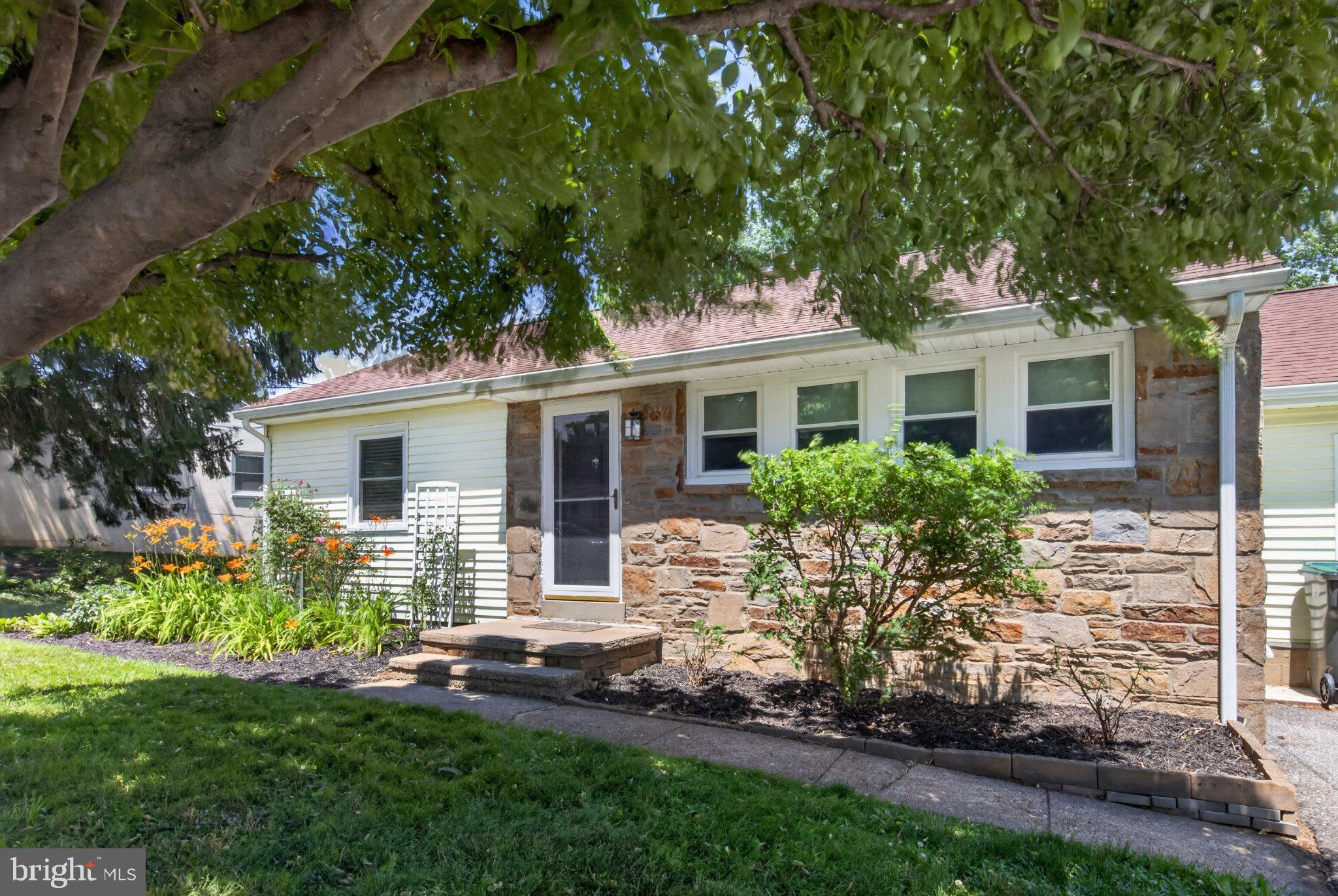 Charming stone-fronted home oasis.