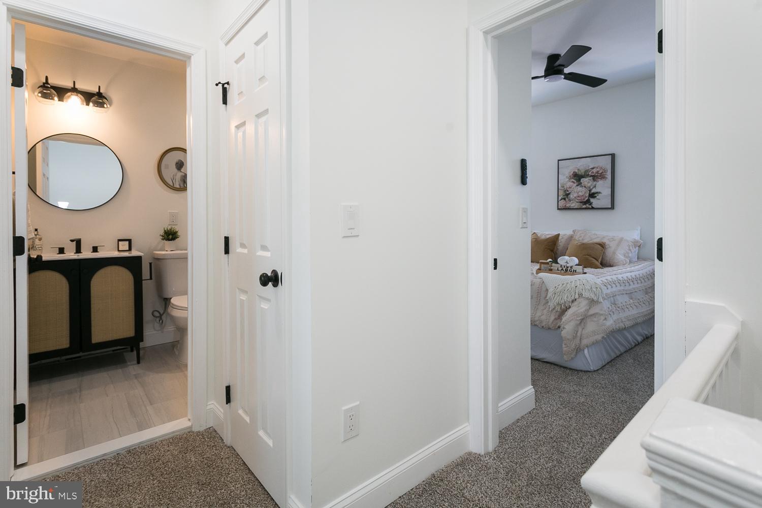 3729 Beehler Avenue Baltimore, MD 21215 - Photo 17 of 36 a bathroom with a sink and a mirror