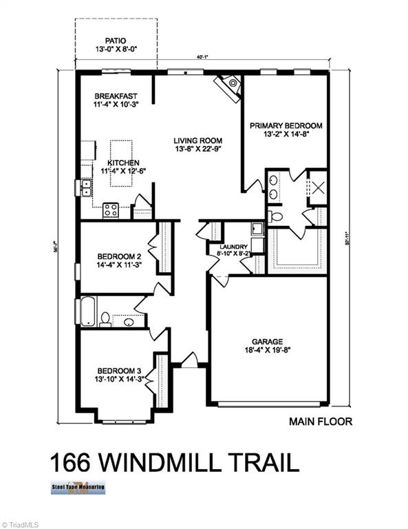 166 Windmill Trail High Point, NC 27265 - Photo 34 of 34 Floor Plan