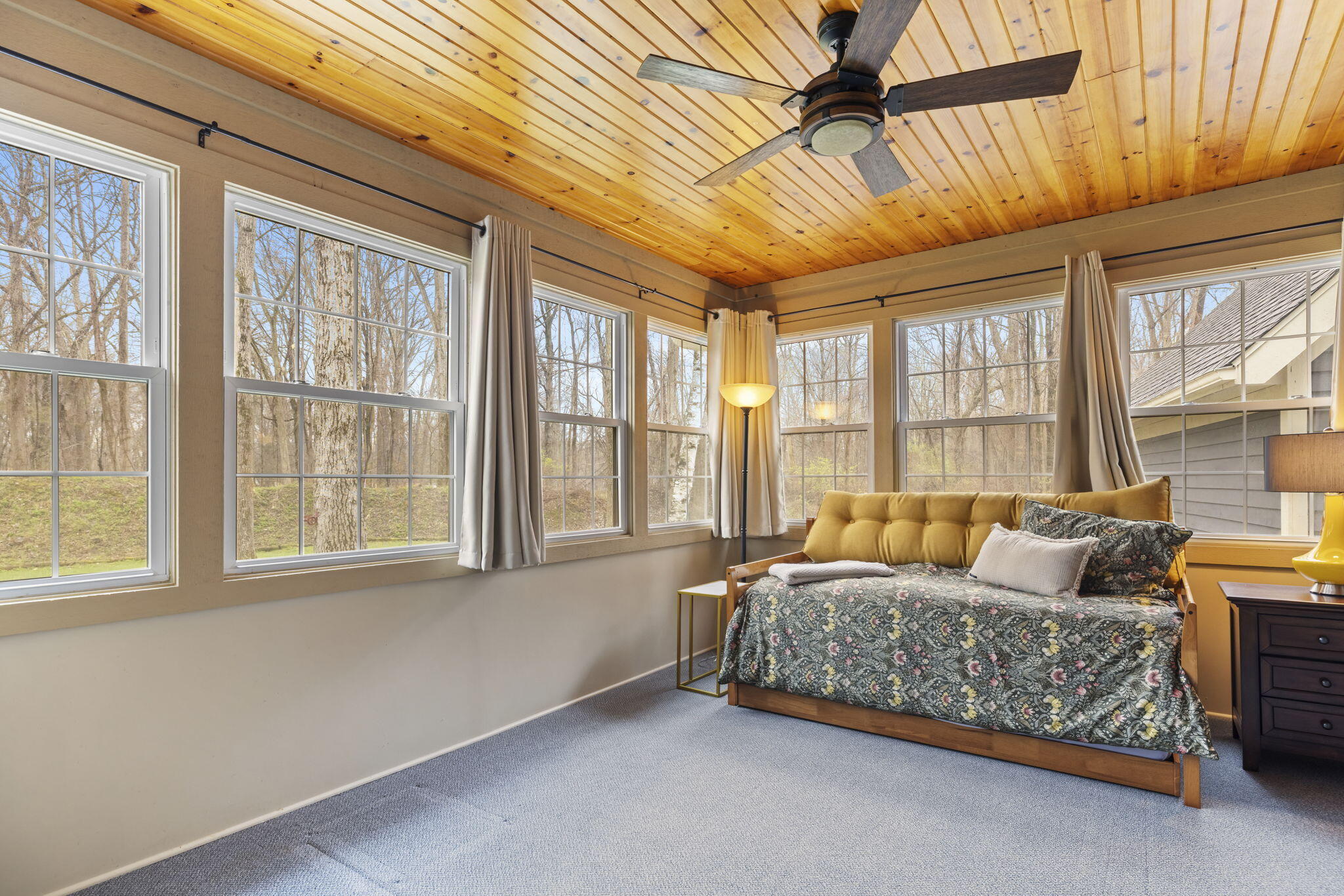 71 Timber Trail Michigan City, IN 46360 - Photo 13 of 27 a living room with furniture and a ceiling fan