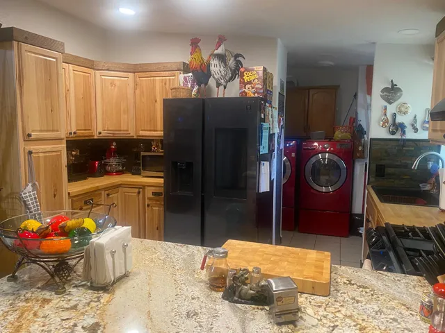 a room with furniture and a rug