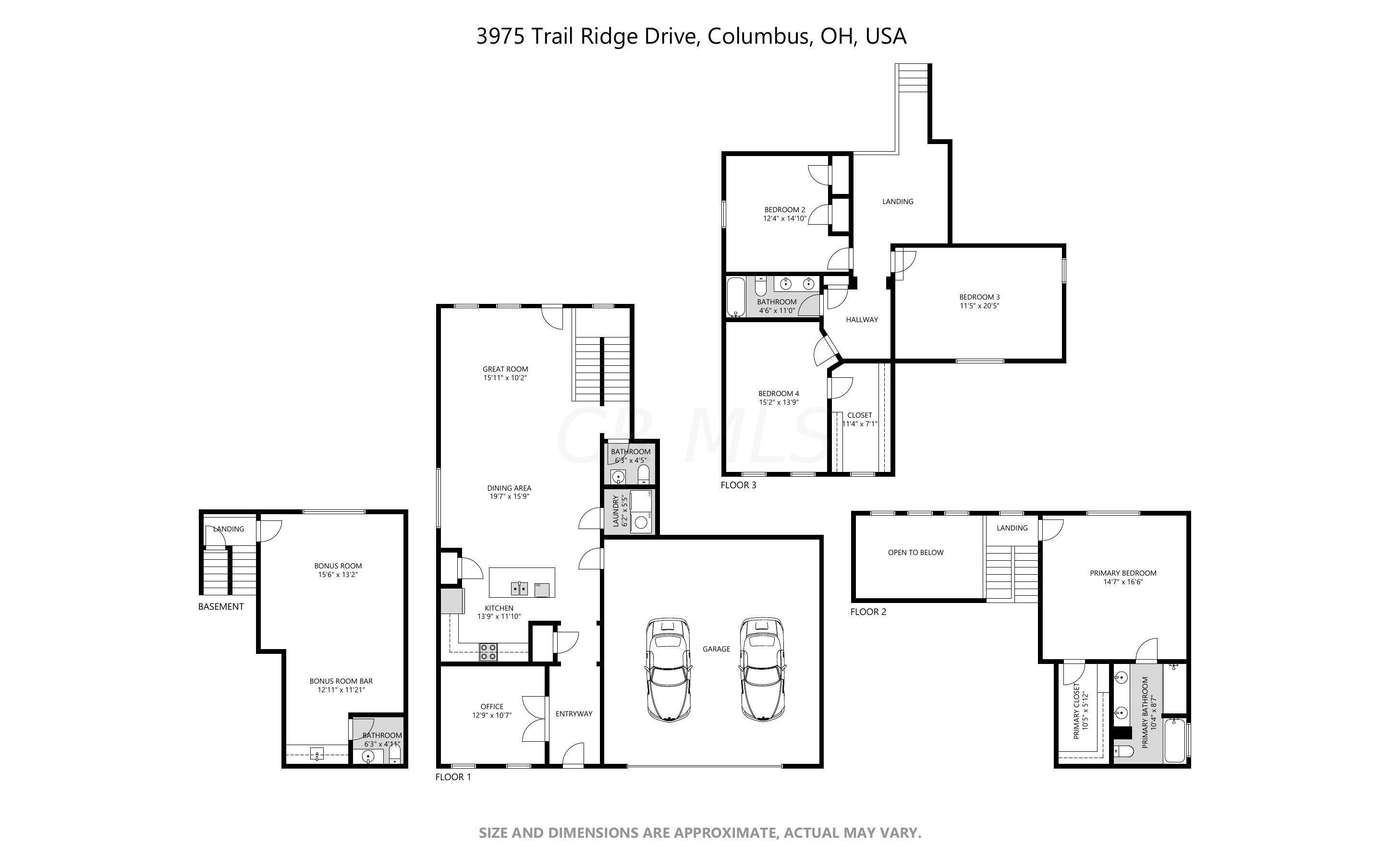 3975 Trail Ridge Drive Columbus, OH 43228 - Photo 37 of 37 3975 Trail Ridge Dr_Floor Plan