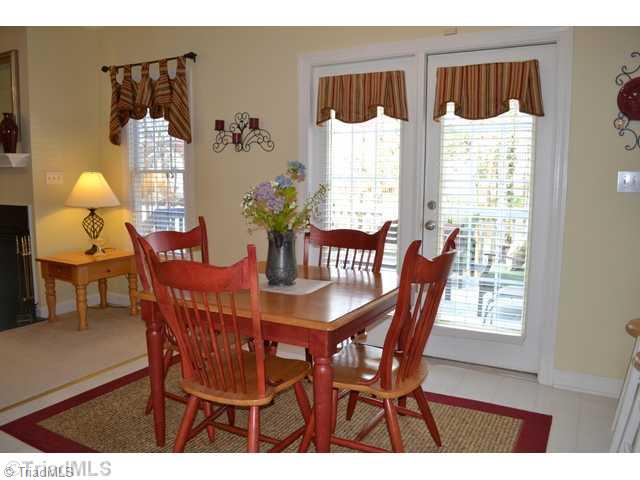 3100 Timberwolf Avenue High Point, NC 27265 - Photo 6 of 16 Breakfast. A closer view of the breakfast room! Notice the deck just outside... great for outdoor dining and grilling!