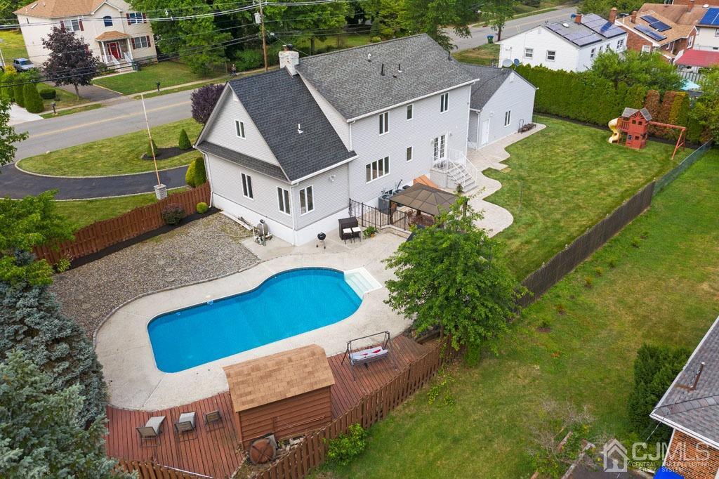 713 New Dover Road Edison, NJ 08820 - Photo 41 of 46 an aerial view of a house with a garden