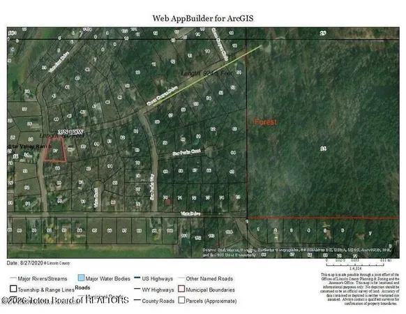 $87,850 | 9 Plat Green Canyon Drive, Thayne, WY 83127