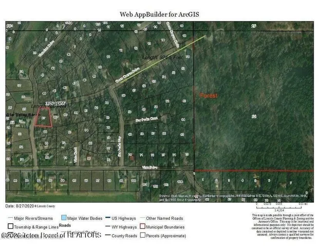 $87,850 | 9 Plat Green Canyon Drive, Thayne, WY 83127