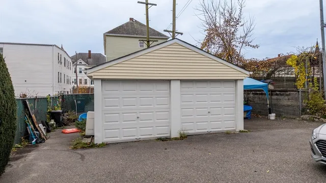 a view of a house with a garage