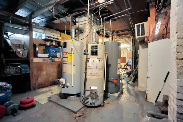 a view of a storage room