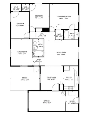 $2,500 | 134 Hunt Street, Belle Chasse, LA 70037