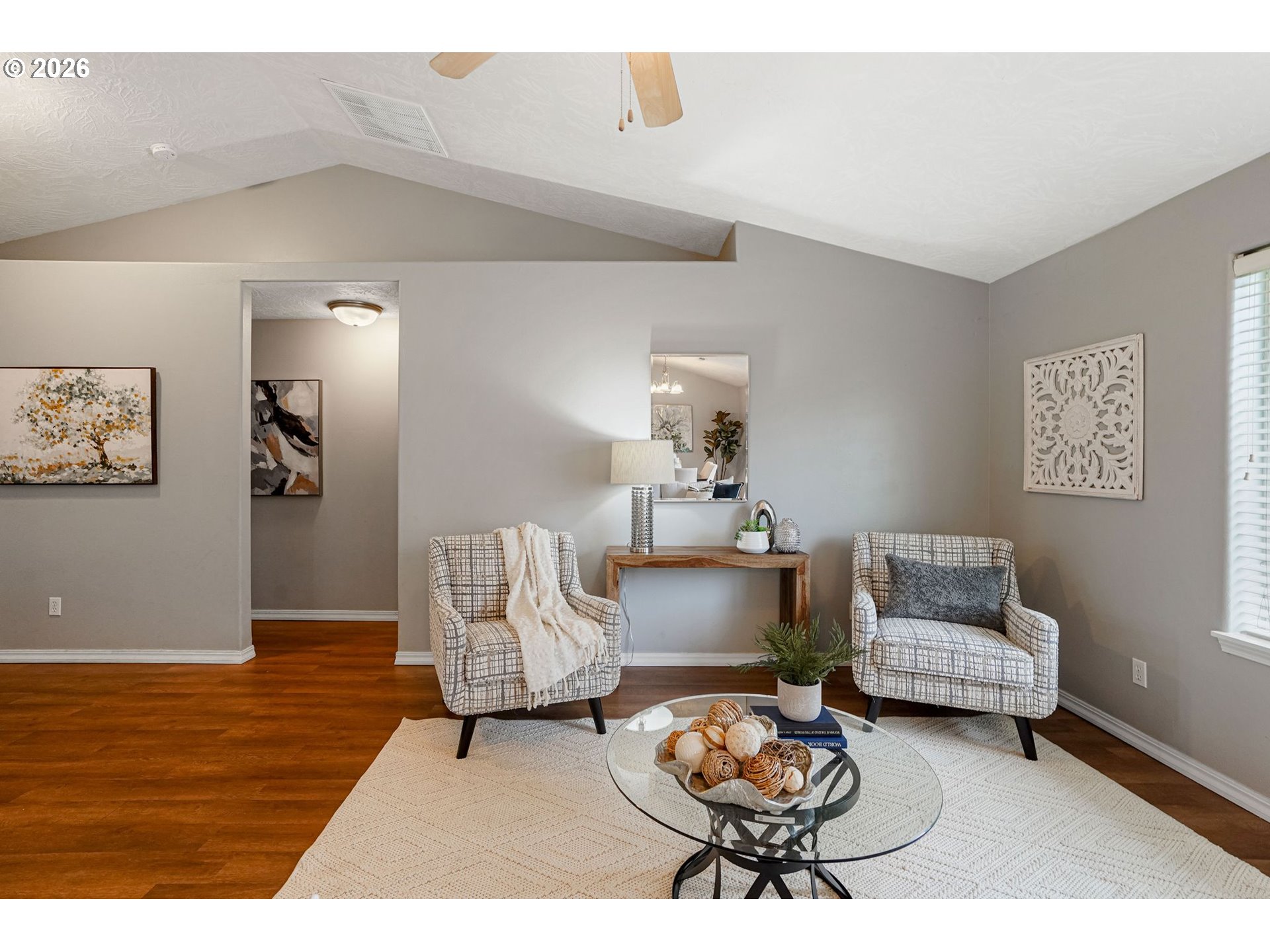 4791 Currant Lane Northeast Salem, OR 97305 - Photo 8 of 42 a living room with furniture and a wooden floor