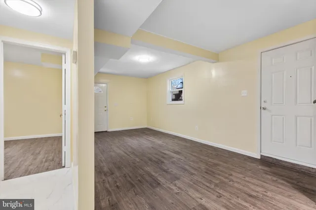 wooden floor in an empty room