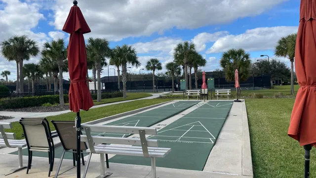a view of a basketball court