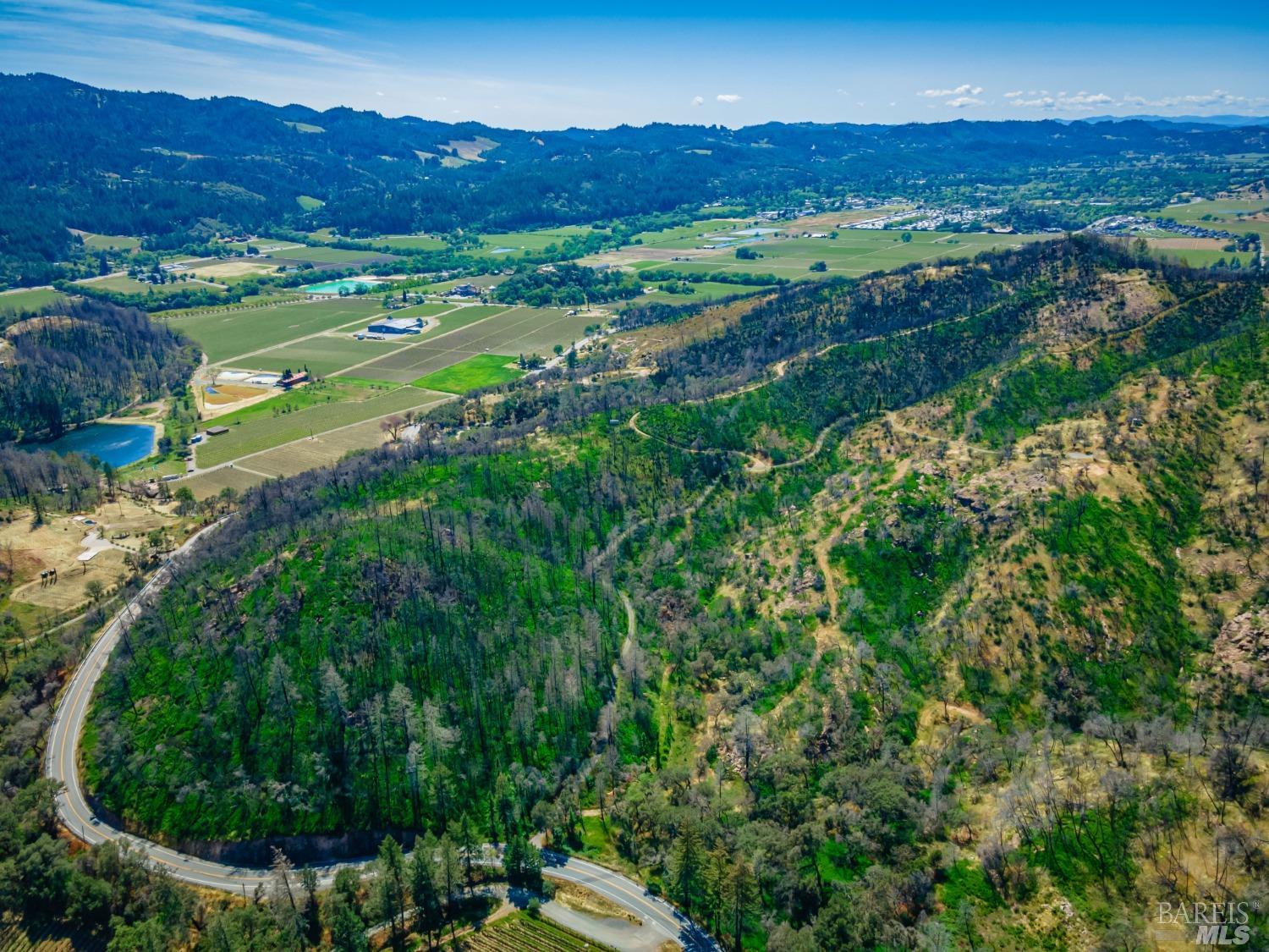 0 Silverado Trail North Calistoga, CA 94515 - Photo 61 of 82 an aerial view of residential houses with outdoor space and trees