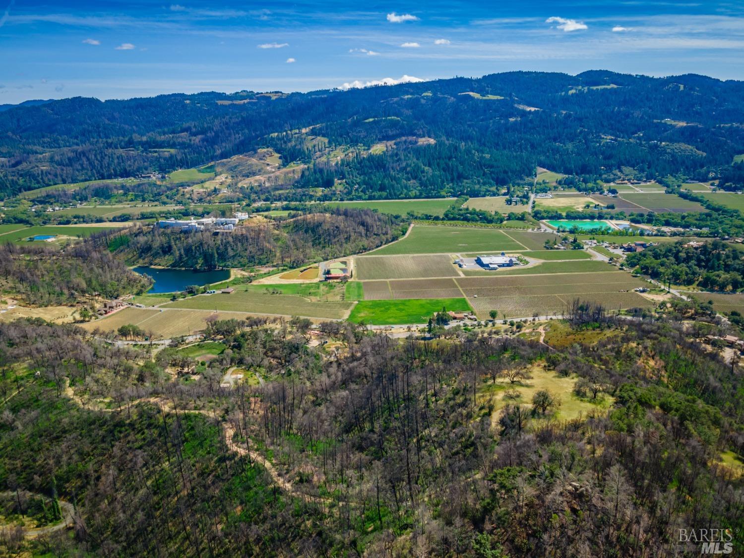 0 Silverado Trail North Calistoga, CA 94515 - Photo 69 of 82 a view of a city with mountains in the background