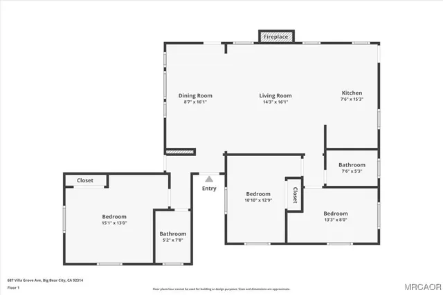 $449,000 | 687 Villa Grove Avenue, Big Bear City, CA 92314