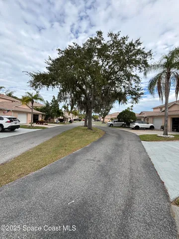 a view of a lake with a big yard