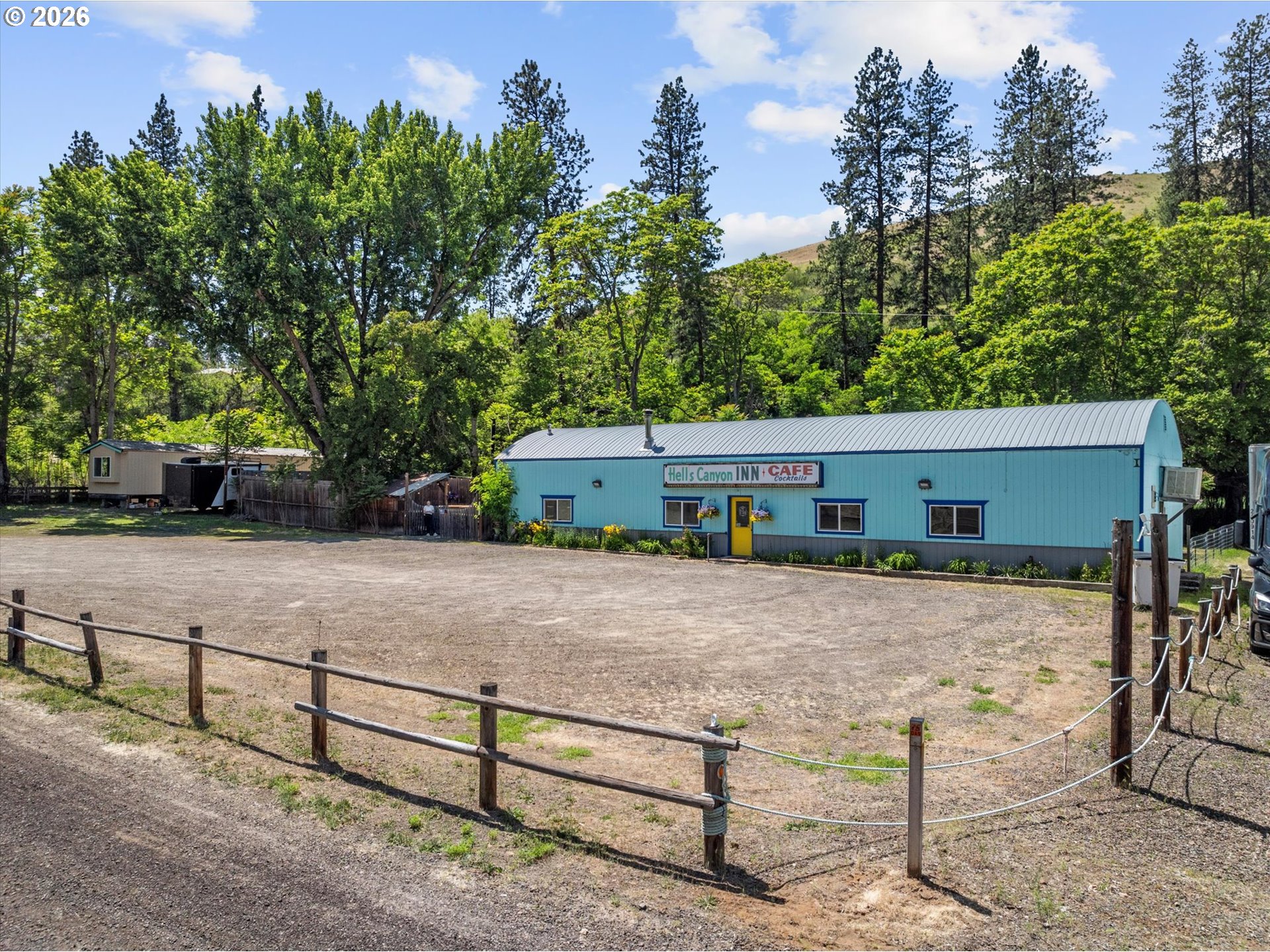 53945 Highway 86 Halfway, OR 97834 - Photo 6 of 48 a view of a house with a yard