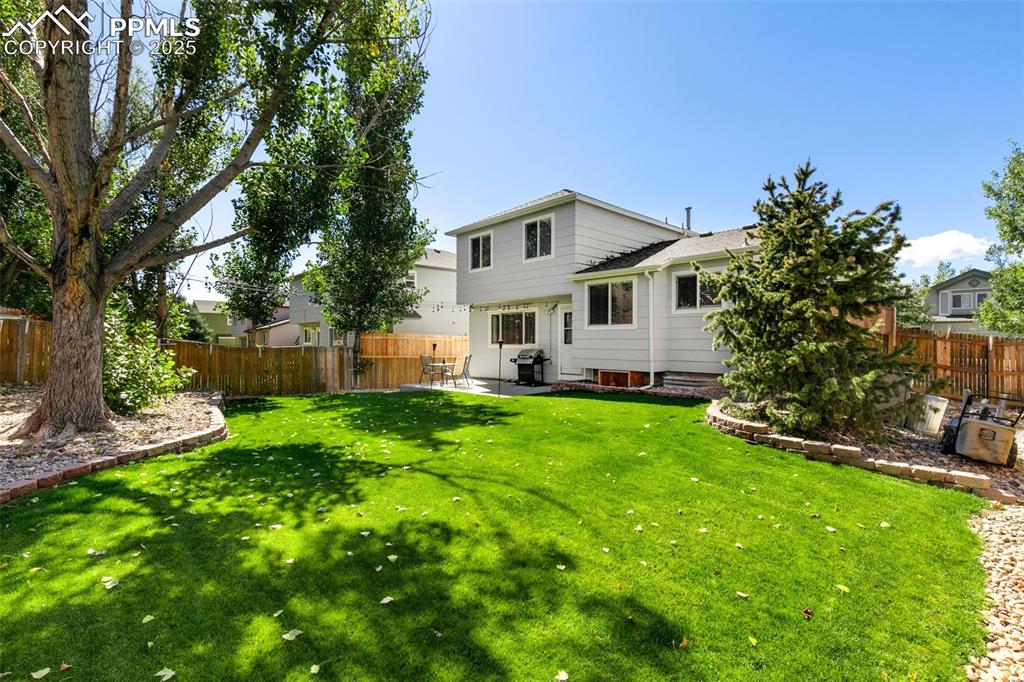 3615 Bareback Drive Colorado Springs, CO 80922 - Photo 27 of 27 a view of house with backyard
