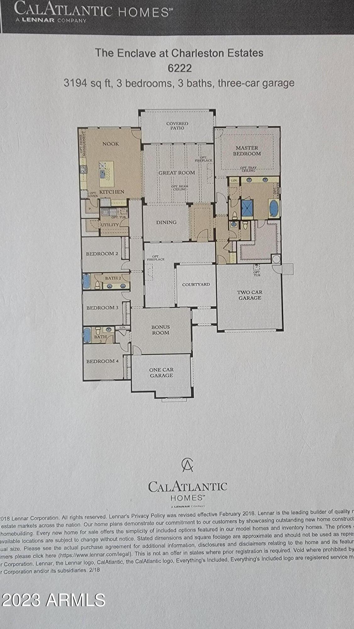 22308 East Maya Road Queen Creek, AZ 85142 - Photo 28 of 28 Floor Plan-Layout