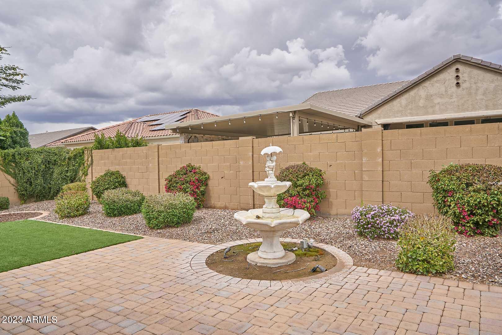 22308 East Maya Road Queen Creek, AZ 85142 - Photo 21 of 28 Backyard-Fountain - Copy