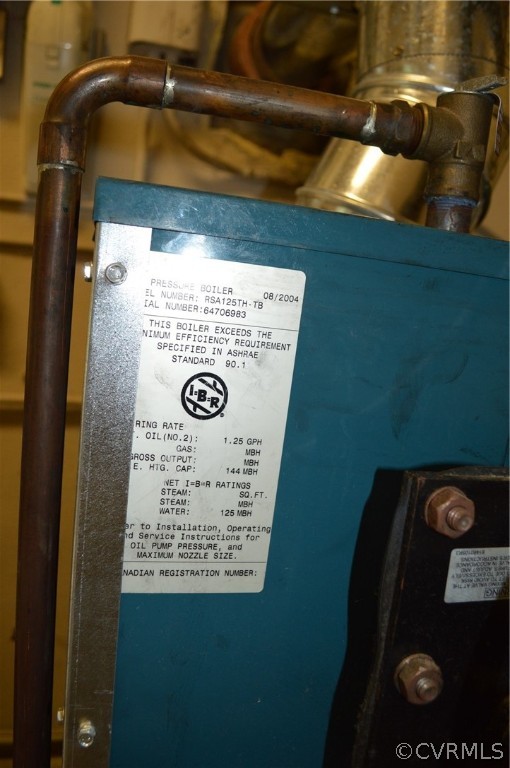 2825 Dumbarton Road Henrico, VA 23228 - Photo 43 of 50 boiler manufacture date is 2004.