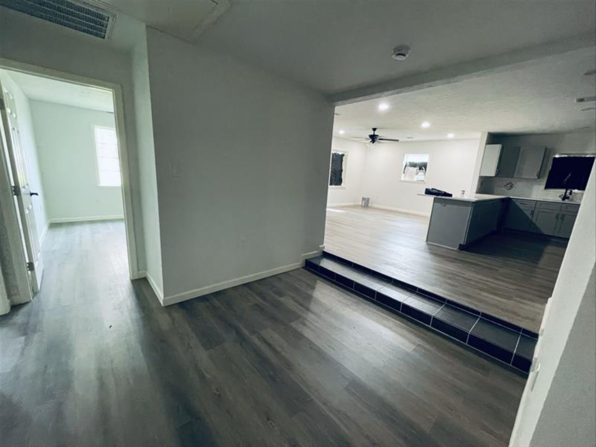 8817 Dandy Street Houston, TX 77016 - Photo 6 of 24 Hallway view of kitchen/livingroom