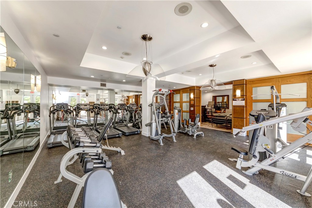 100 South Alameda Street, Unit 321 Los Angeles, CA 90012 - Photo 7 of 17 a view of a room with gym equipment