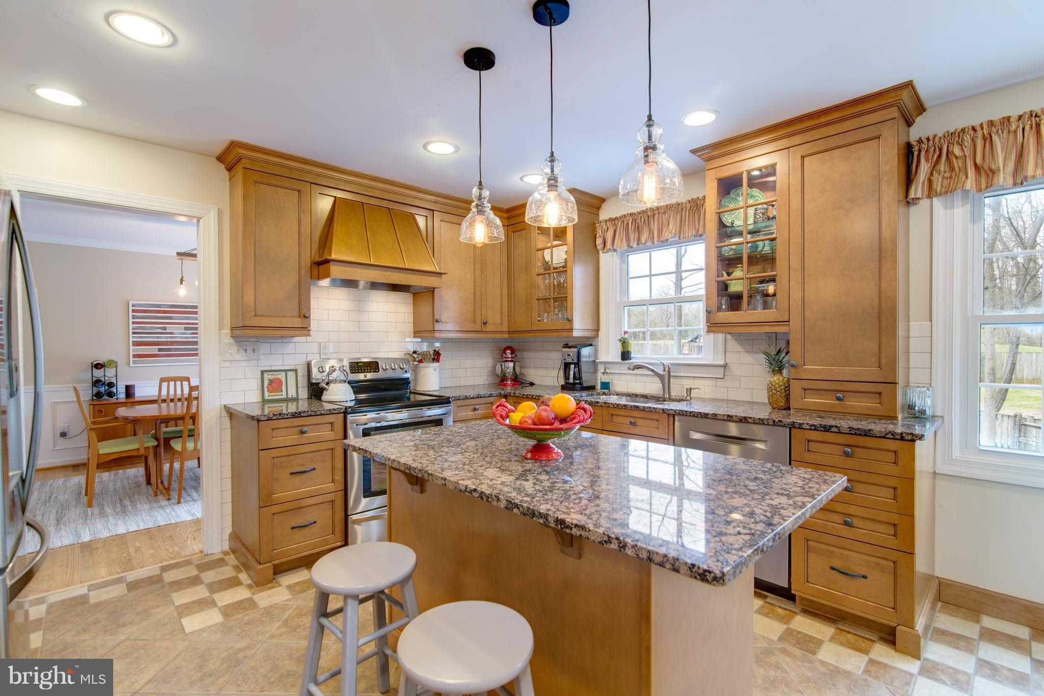 2344 Citation Court Reston, VA 20191 - Photo 8 of 30 Kitchen w Baltic Brown Granite counters