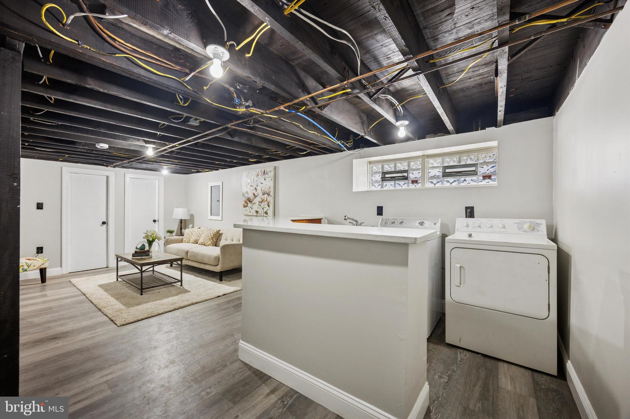 110 Sycamore Road Havertown, PA 19083 - Photo 22 of 25 a utility room with dryer and washer