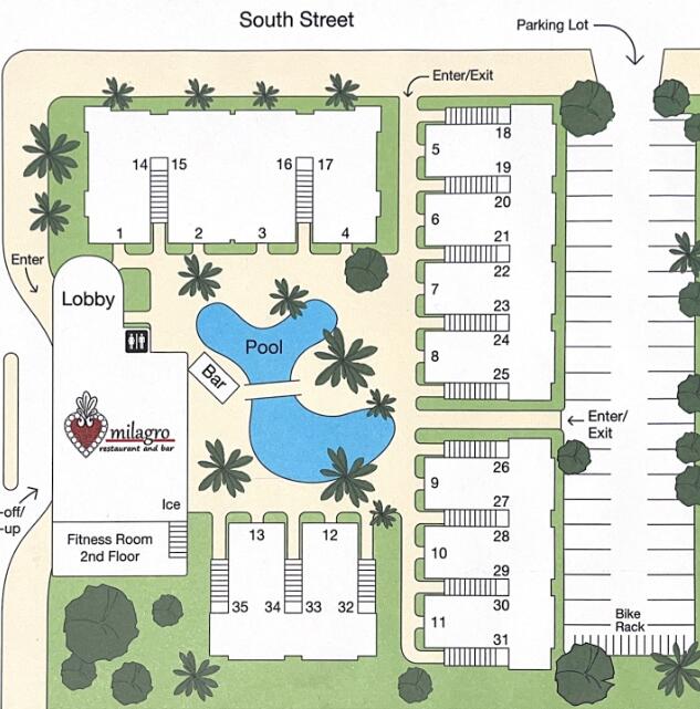 1401 Simonton Street, Unit 20 Key West, FL 33040 - Photo 30 of 32 a view of a dining table with window