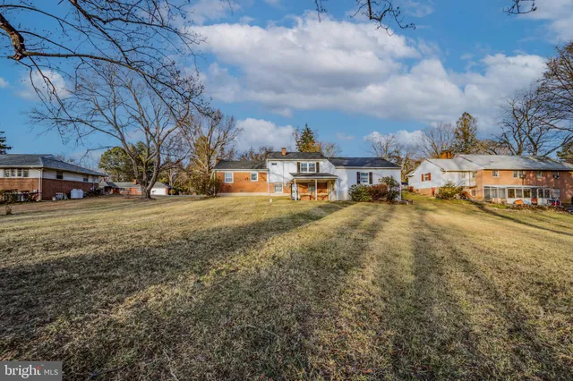 a view of a street with houses