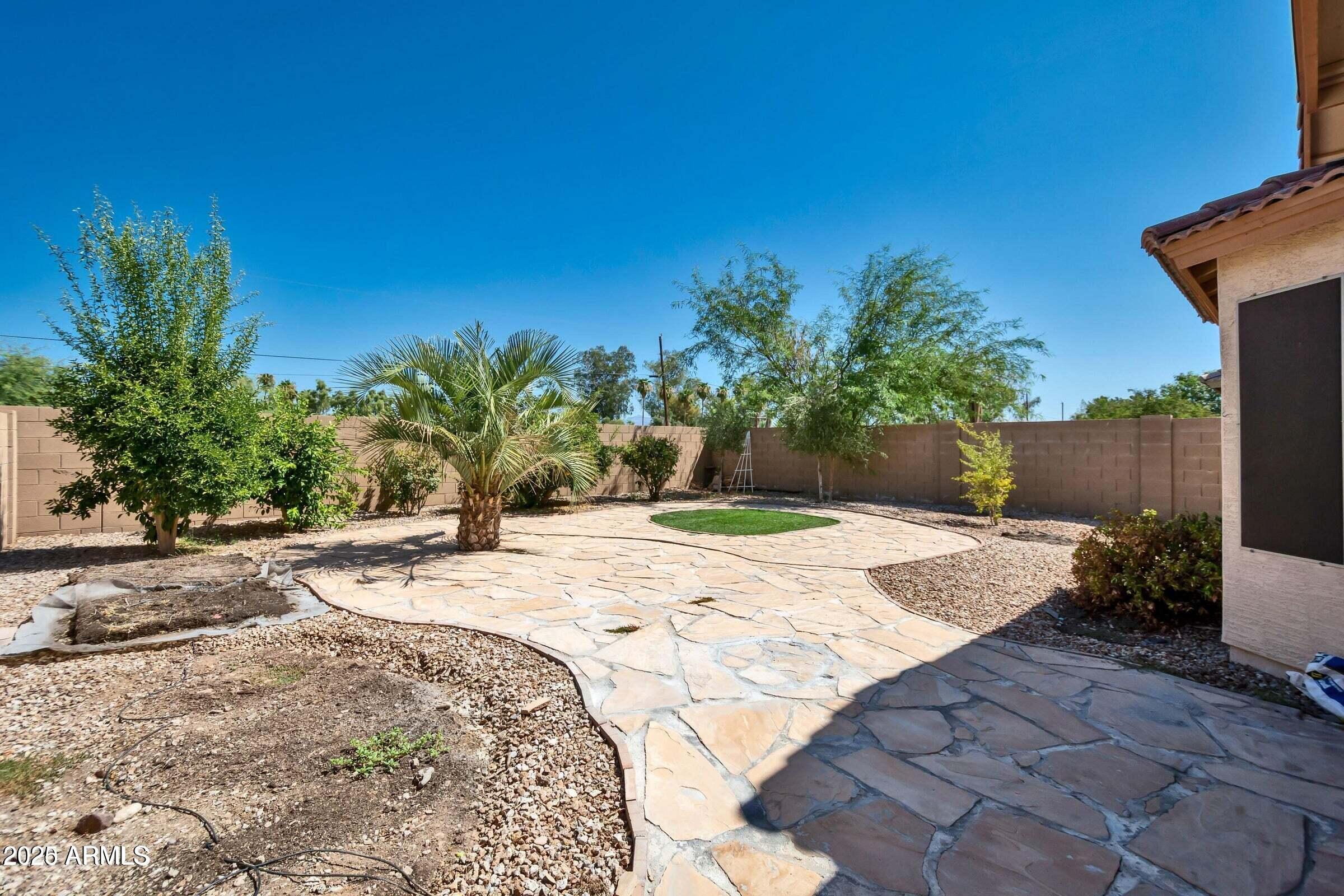1228 East Elm Road San Tan Valley, AZ 85140 - Photo 13 of 13 a view of a backyard of a house