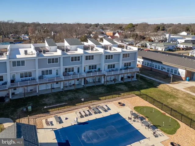 a view of a balcony with city view