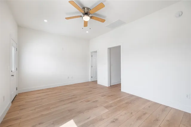wooden floor in an empty room