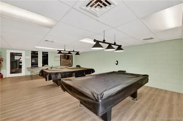 a view of swimming pool with a yard