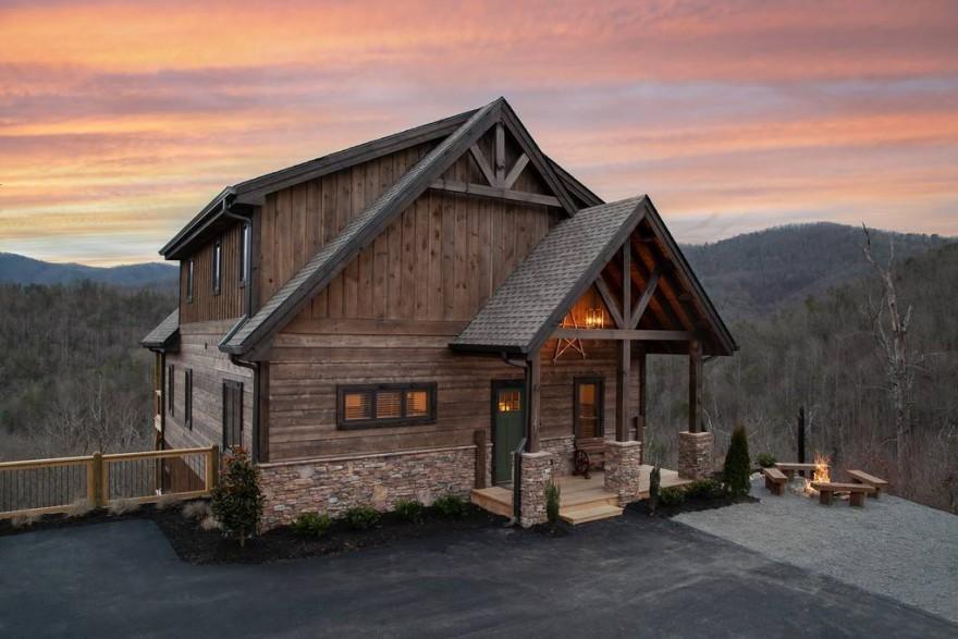 1563 Mountain Dreams Way Sevierville, TN 37862 - Photo 2 of 35 Front View Sunset