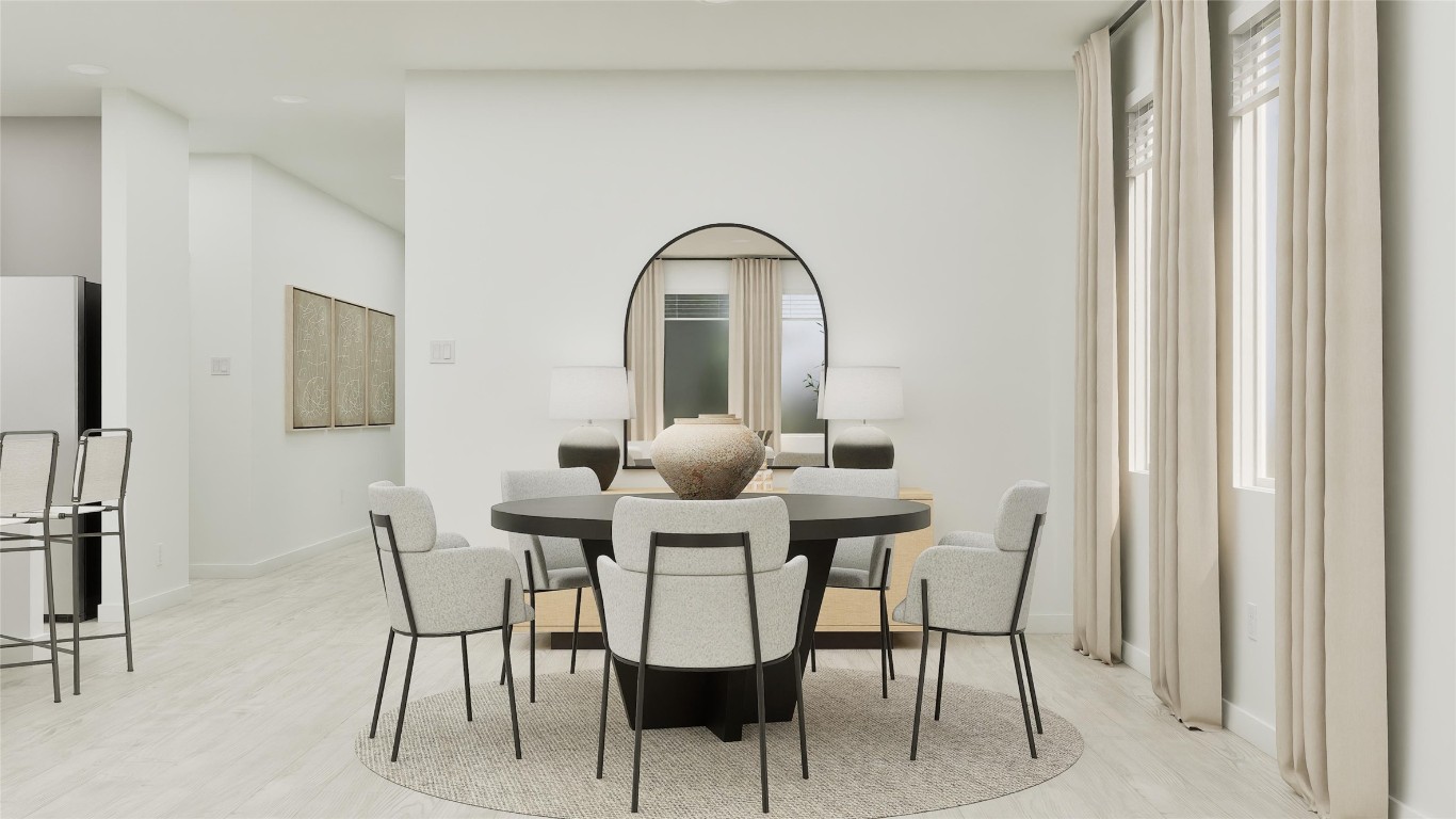 13312 Winton Drive Elgin, TX 78621 - Photo 22 of 35 a view of a dining room with furniture and a window