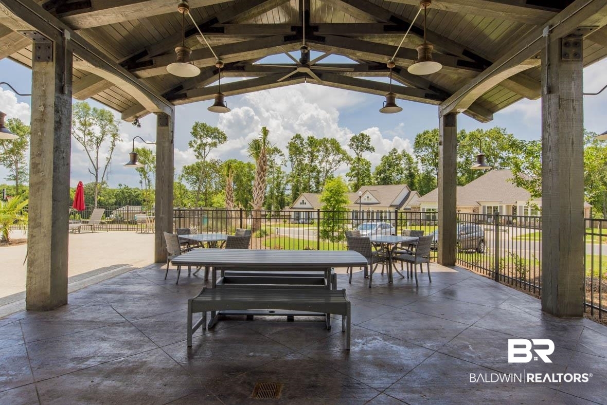 393 Garrison Boulevard Fairhope, AL 36532 - Photo 37 of 40 View of patio featuring ceiling fan and a gazebo